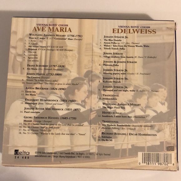 The Vienna boy's choir CD SET OF 2 - Picture 3 of 4